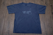 Load image into Gallery viewer, Live Free or Die Men&#39;s T-Shirt w/State Outline
