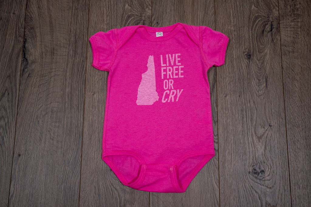 Live Free or Cry Onesie
