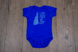 Live Free or Cry Onesie